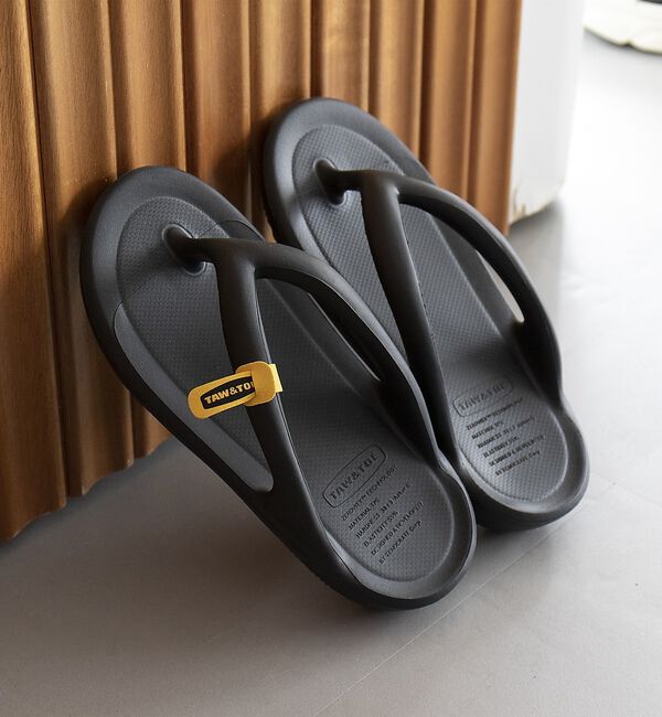 Rouge vif「【TAW&TOE/トーアンドトー】FlipFlopOG/サンダル/韓国/リカバリ」|サンダル|ブラック