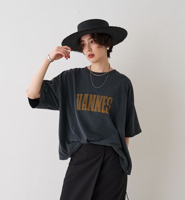 Rouge vif「【REMI RELIEF/レミレリーフ】別注 VANNES ロゴTEE/Tシャツ」|Tシャツ・カットソー|