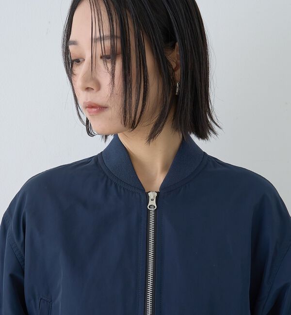 Rouge vif「ミリタリーブルゾン/形状記憶/シワ防止」|ブルゾン・スタジャン|