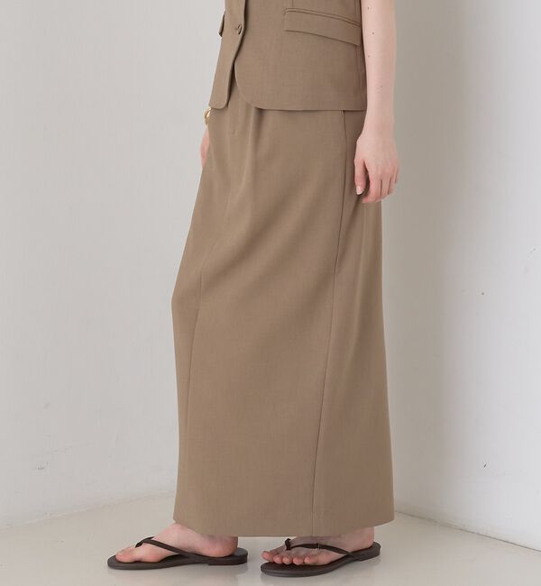 Rouge vif「【セットアップ対応】リネン混タイトスカート」|スカート|