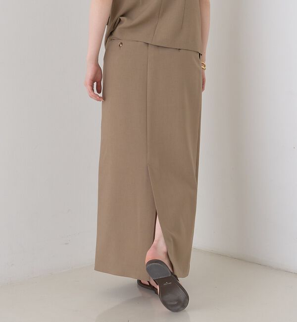 Rouge vif「【セットアップ対応】リネン混タイトスカート」|スカート|