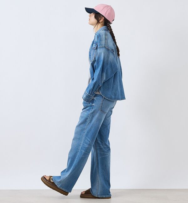 Rouge vif「【Healthy denim / ヘルシーデニム】Almond/デニムシャツ/【」|ブルゾン・スタジャン|