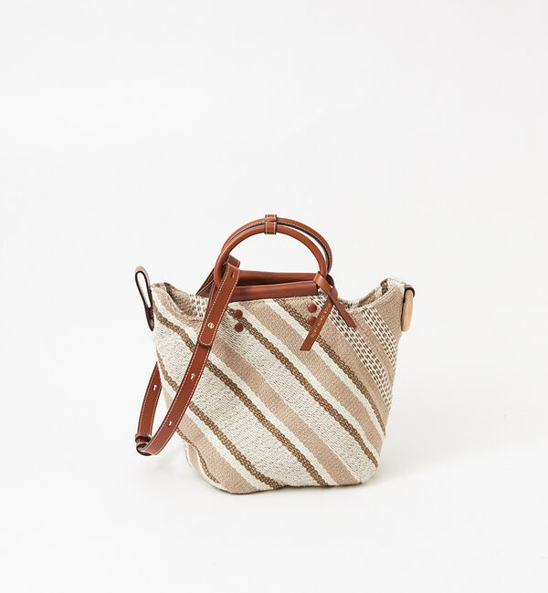 qualite「【mica della valle】diagonaleK 3WAYハンドバッグ」|ハンドバッグ|