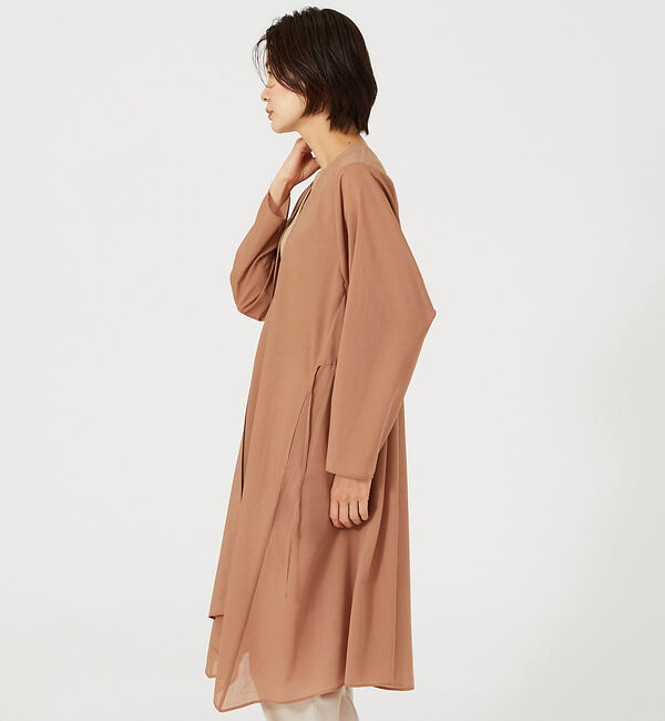 qualite「ウールボイルシャツカーデ」|カーディガン|