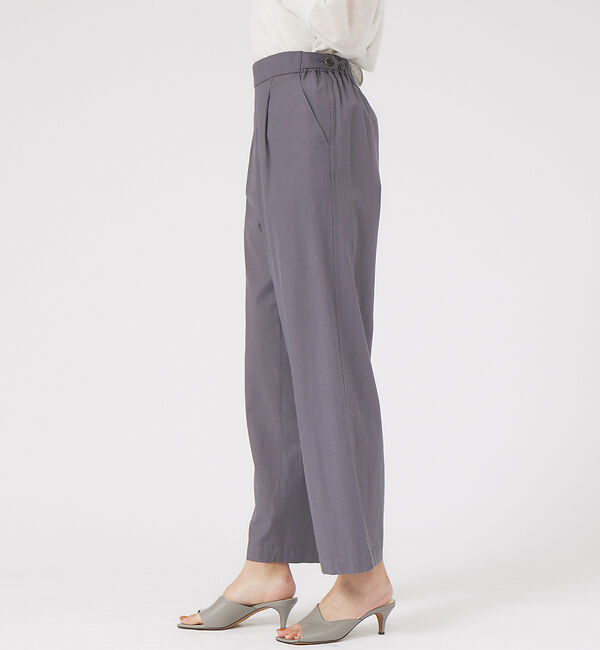 qualite「《セットアップ対応》ブライトリネンワイドパンツ」|その他|