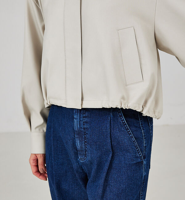 qualite「ショートフォルムブルゾン」|ブルゾン・スタジャン|