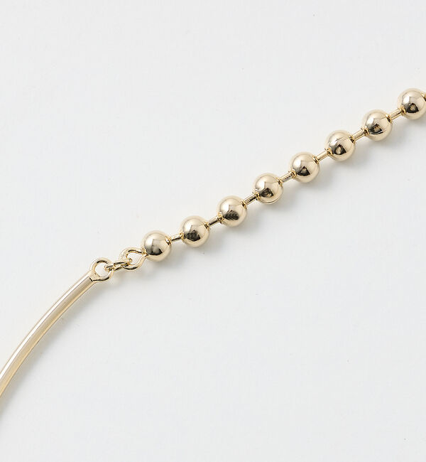 qualite「ポールチェーンチョーカー」|ネックレス|