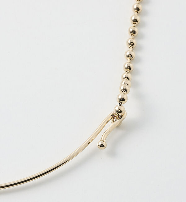 qualite「ポールチェーンチョーカー」|ネックレス|