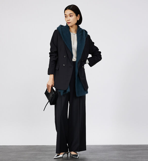 qualite「【セットアップ対応】ウールトロ2タックストレートパンツ」|その他|