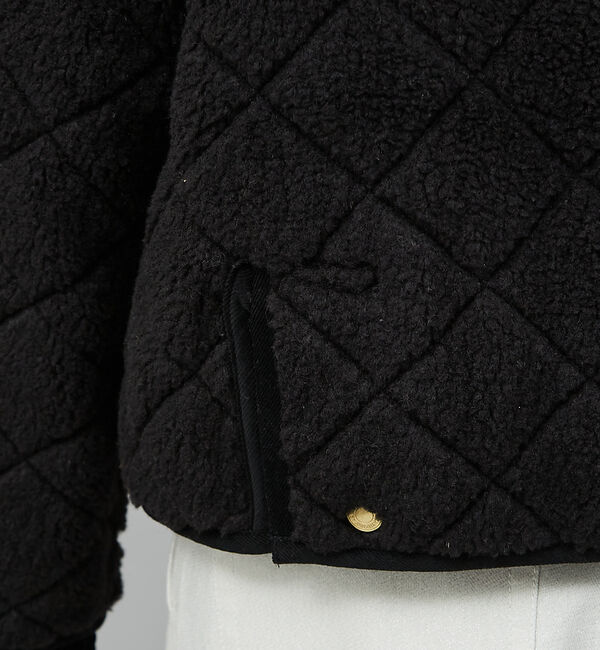 qualite「【TRADITIONAL WEATHERWEAR】キルティングボアブルゾン」|ブルゾン・スタジャン|