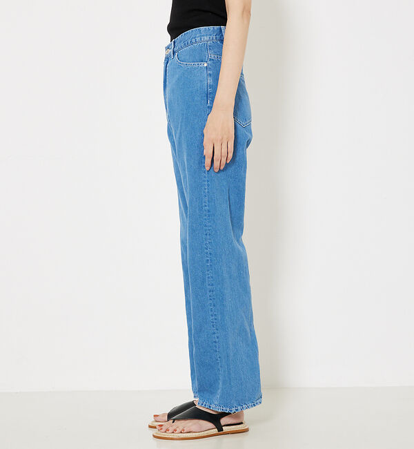 qualite「【セットアップ対応】コットンリネンデニム」|デニム|