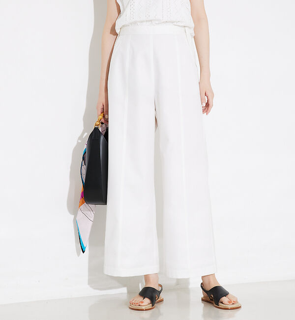 qualite「撥水ツイルワイドパンツ」|その他|