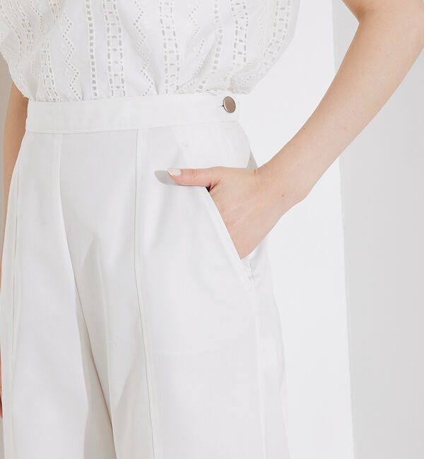 qualite「撥水ツイルワイドパンツ」|その他|