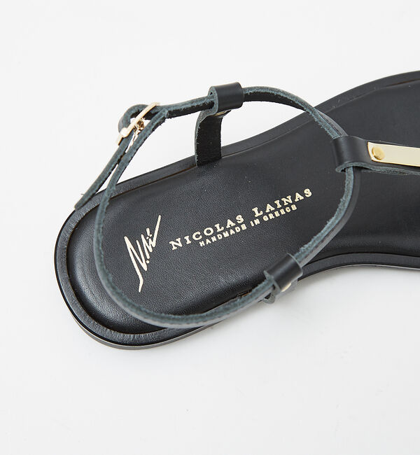 qualite「【NICOLAS LAINAS】トングストラップサンダル」|サンダル|