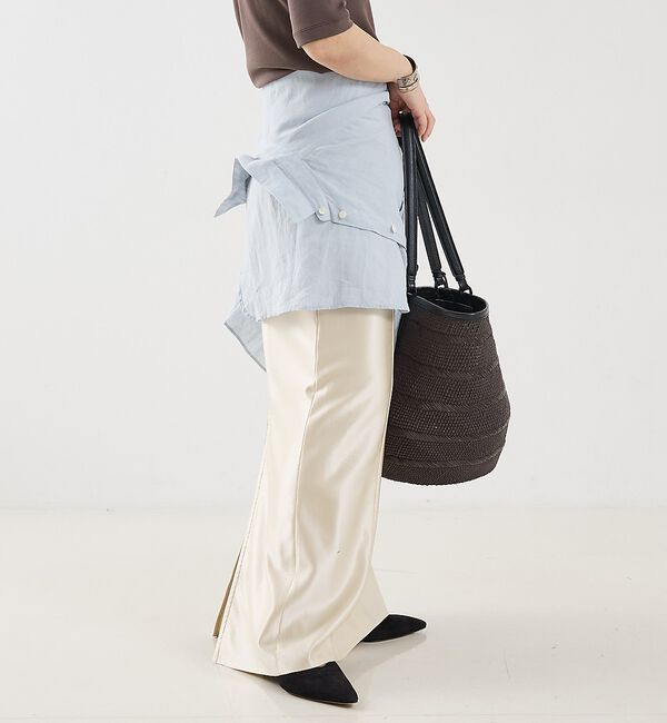 The Store by C' 「【COCUCA】シルクサテンスカート」|スカート|