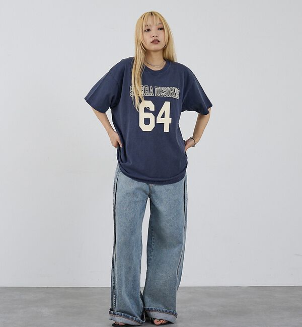 NOMINE「【Good On &times; SIERRA DESIGNS】64 カレッジロゴ プリント」|Tシャツ・カットソー|