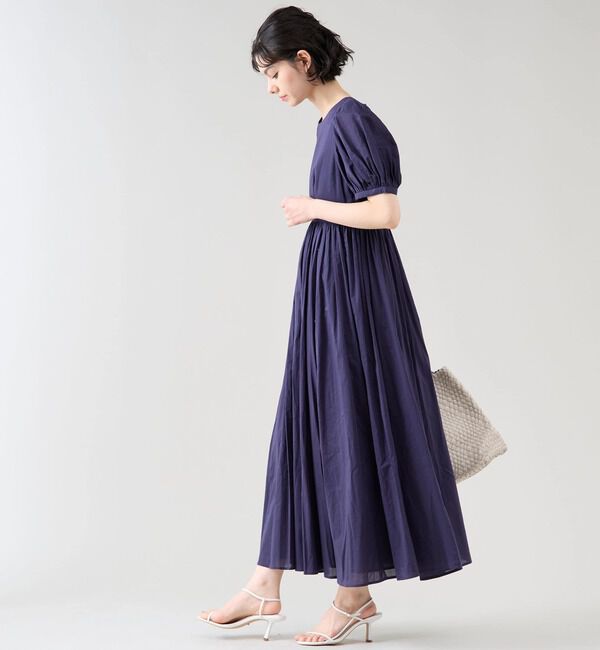 TIARA「【MARIHA/マリハ】夏のレディのパフスリーブドレス」|ワンピース|