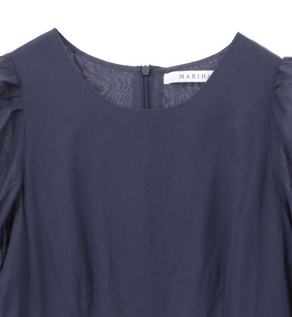 TIARA「【MARIHA/マリハ】夏のレディのパフスリーブドレス」|ワンピース|