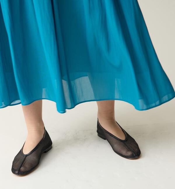 TIARA「ドライタッチギャザースカート」|スカート|