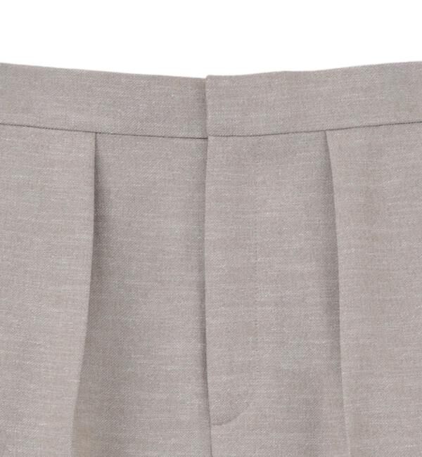 TIARA「タックテーパードパンツ」|スラックス|