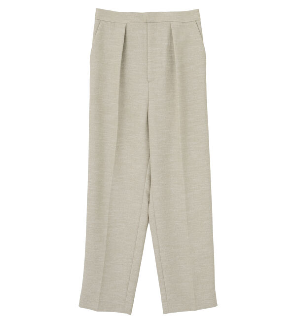 TIARA「タックテーパードパンツ」|スラックス|