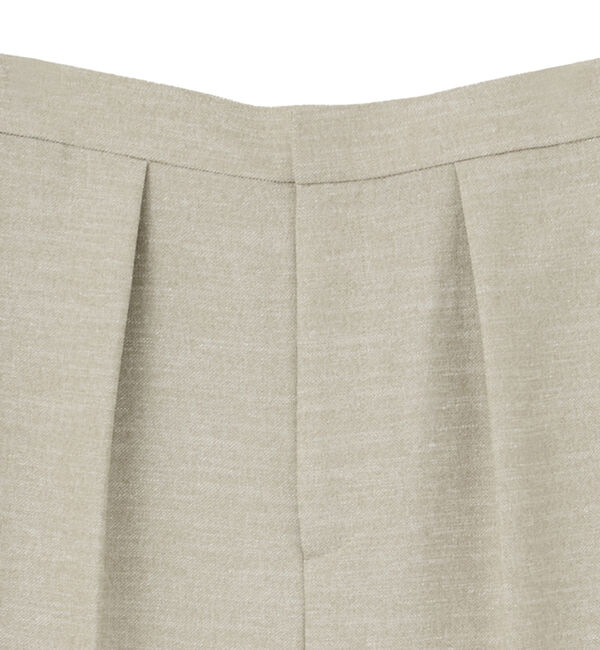 TIARA「タックテーパードパンツ」|スラックス|