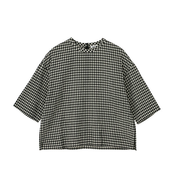 TIARA「ギンガムチェックTブラウス」|シャツ・ブラウス|