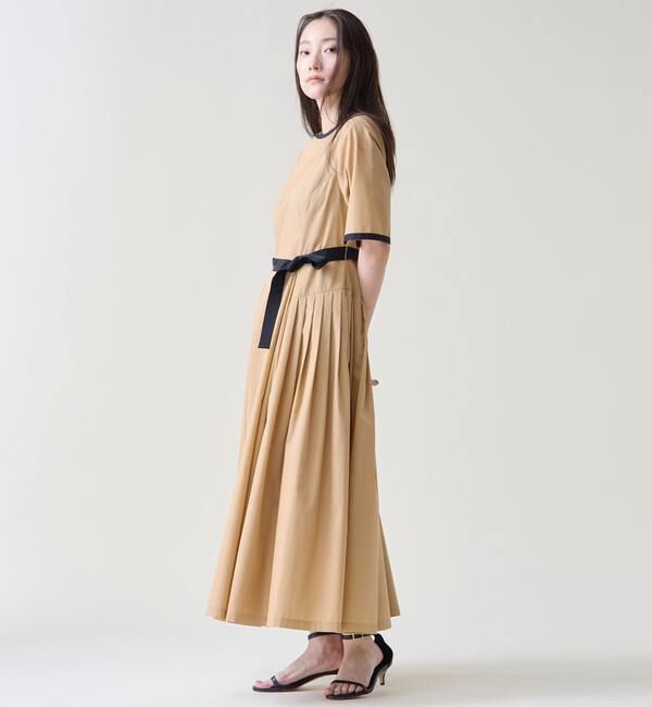 TIARA「ショートスリーブコットンワンピース」|ワンピース|