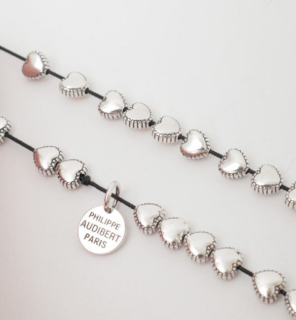 TIARA「【PHILIPPE AUDIBERT/フィリップオーディベール】ハートブレスレット（BR3861:AR）」|ブレスレット・バングル|