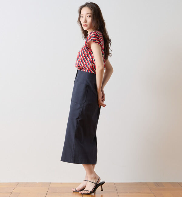 TIARA「フロントボタンタイトスカート」|スカート|