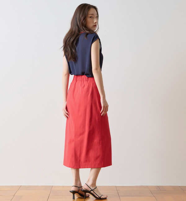 TIARA「フロントボタンタイトスカート」|スカート|