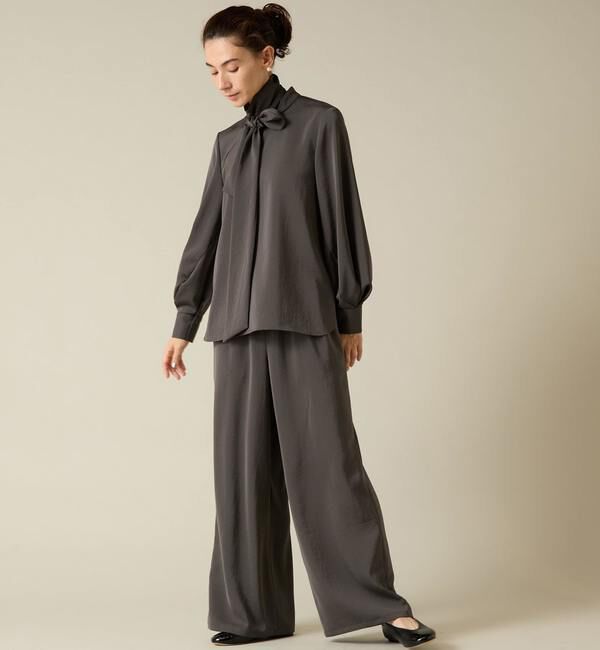 Liesse「ドロストワイドパンツ（セットアップ対応）」|その他|