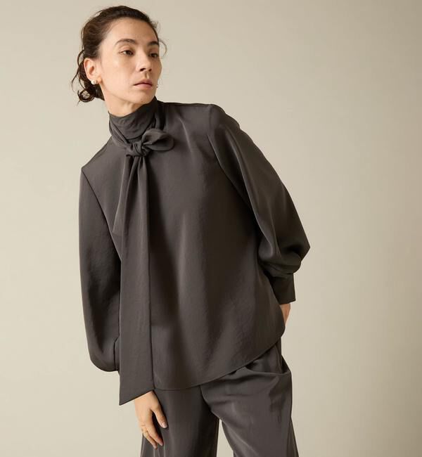 Liesse「ボウタイブラウス（セットアップ対応）」|シャツ・ブラウス|