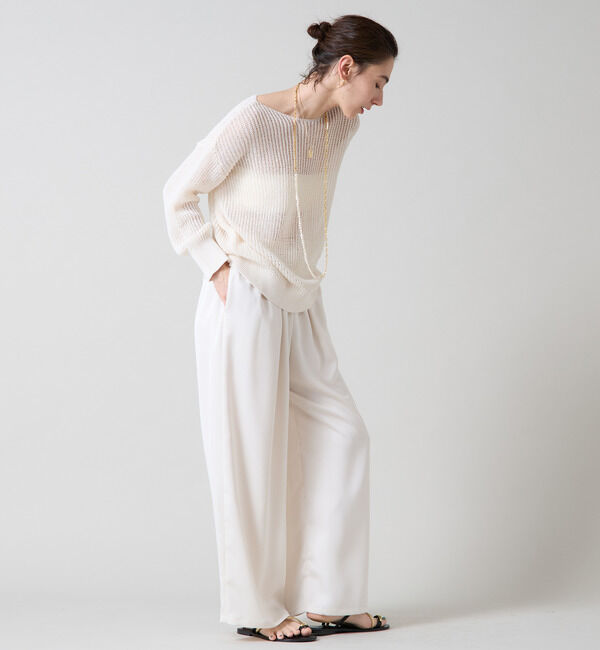 Liesse「ボートネックギマニット」|ニット・セーター|