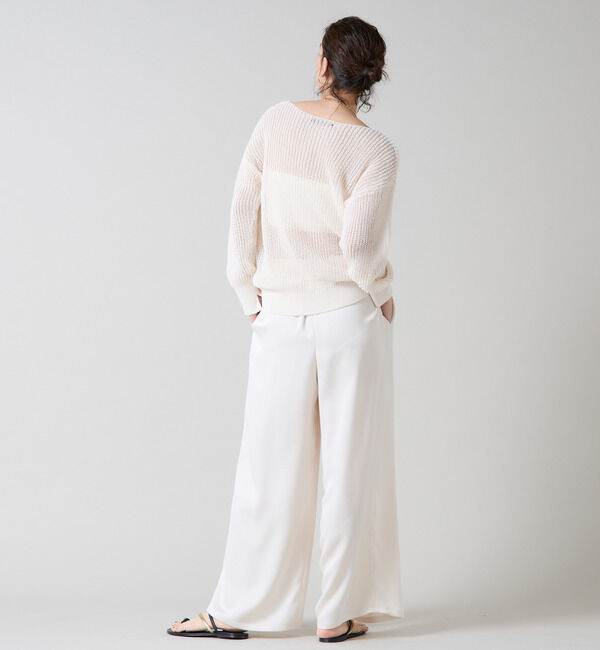 Liesse「ボートネックギマニット」|ニット・セーター|