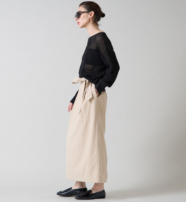 Liesse「ボートネックギマニット」|ニット・セーター|