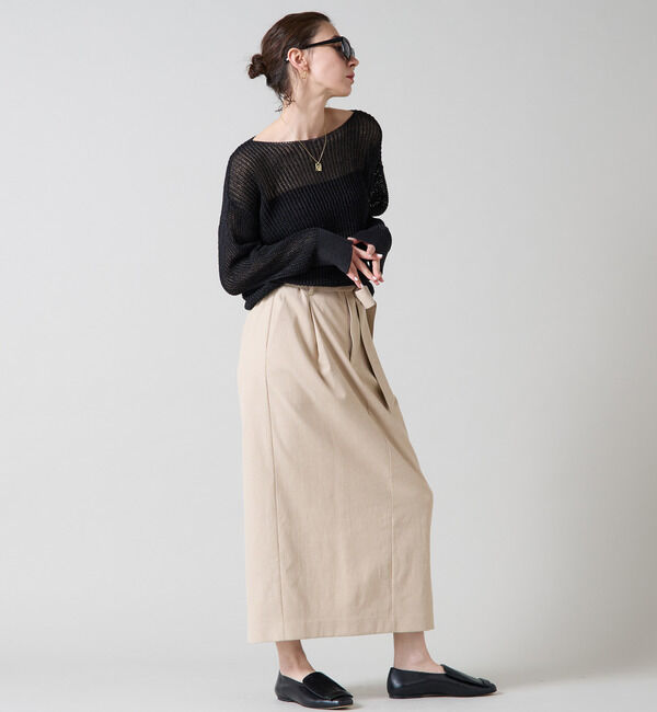 Liesse「ボートネックギマニット」|ニット・セーター|