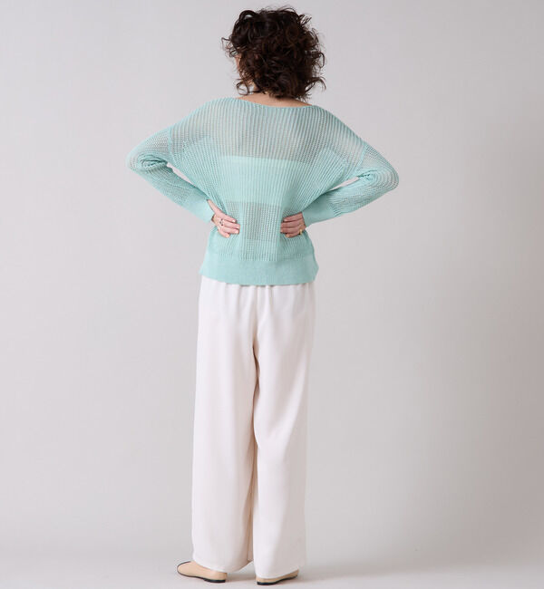 Liesse「ボートネックギマニット」|ニット・セーター|