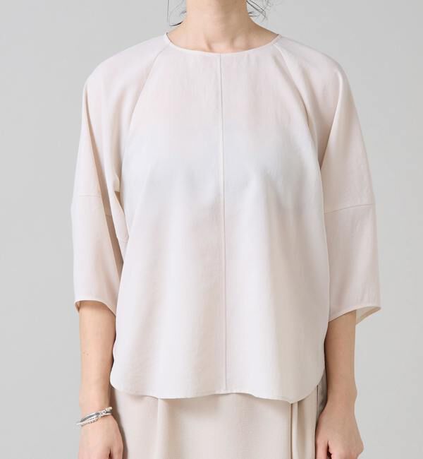 Liesse「コクーンスリーブ切り替えブラウス」|シャツ・ブラウス|