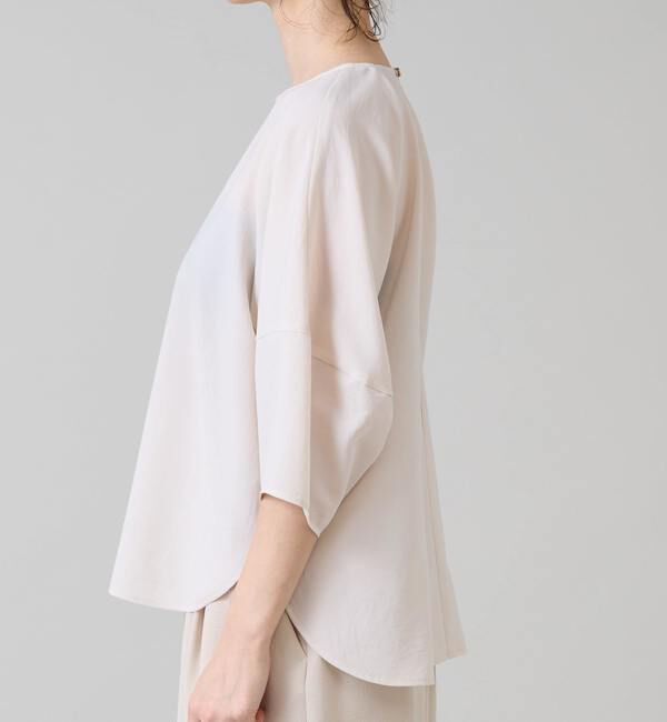 Liesse「コクーンスリーブ切り替えブラウス」|シャツ・ブラウス|