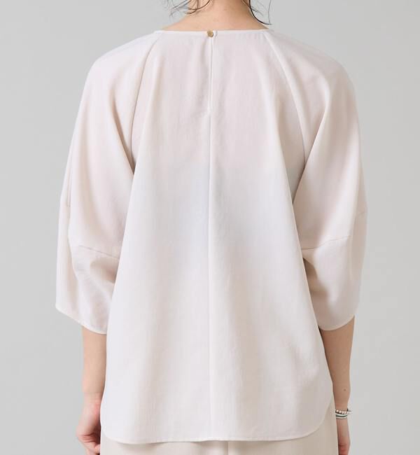 Liesse「コクーンスリーブ切り替えブラウス」|シャツ・ブラウス|