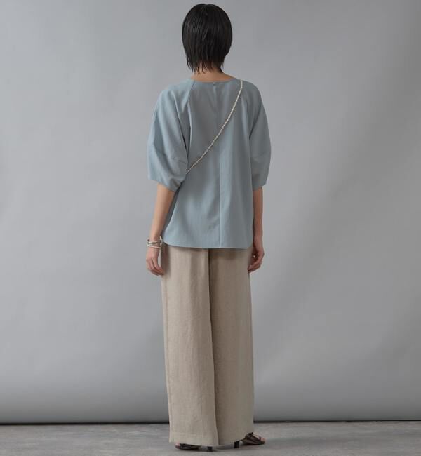 Liesse「コクーンスリーブ切り替えブラウス」|シャツ・ブラウス|