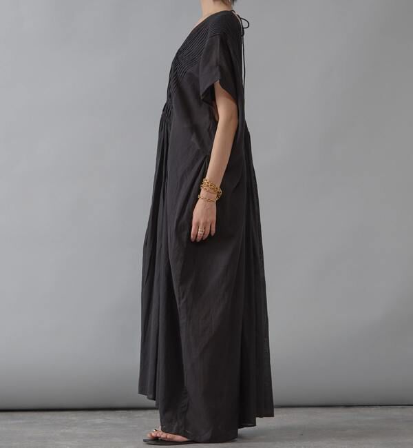 Liesse「【インド生産】ピンタックワンピース」|ワンピース|