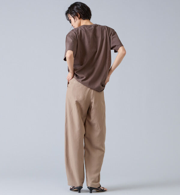 Liesse「リネンタンブラーカーブパンツ」|その他|