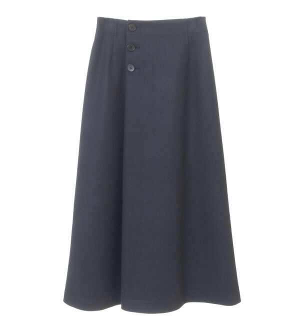 Soffitto「アンゴラ混フラノフリースAラインスカート」|スカート|