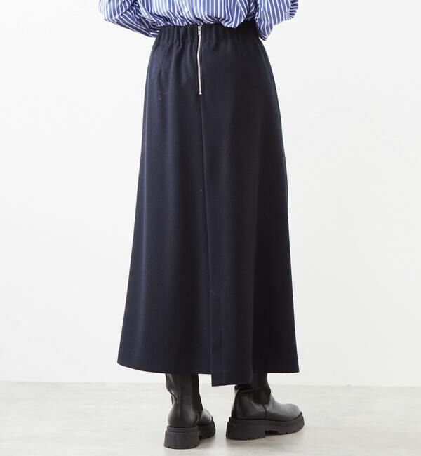 Soffitto「アンゴラ混フラノフリースAラインスカート」|スカート|