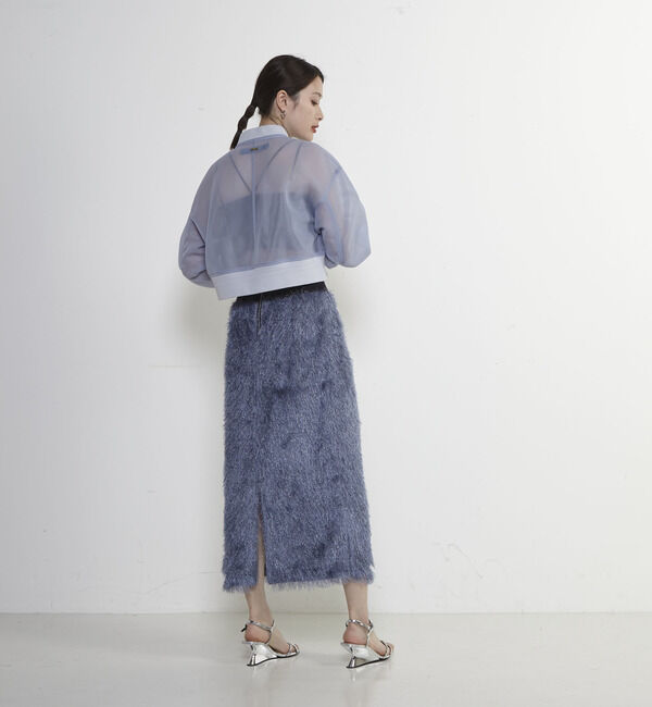 Soffitto「フリンジラメタイトスカート」|スカート|