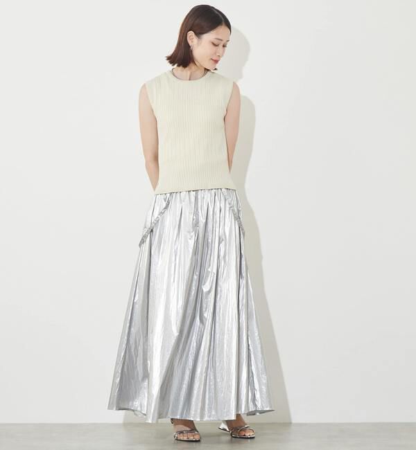 Soffitto「《定番》ランダムリブノースリーブニット」|ニット・セーター|