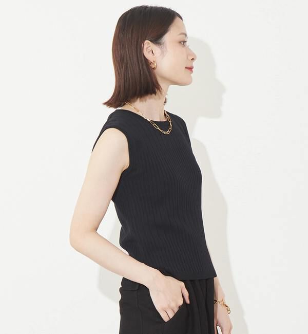 Soffitto「《定番》ランダムリブノースリーブニット」|ニット・セーター|