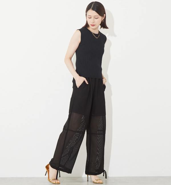 Soffitto「《定番》ランダムリブノースリーブニット」|ニット・セーター|